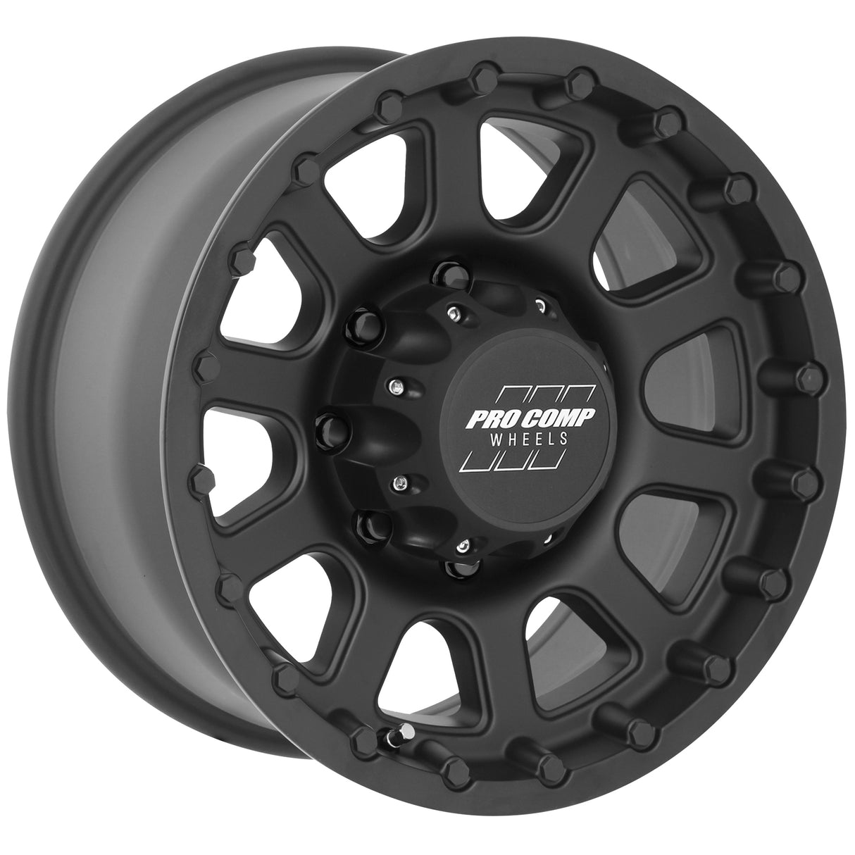 Bandido Matte Black 18x9 8x170 5BS Offset 0mm Cap P/N 703186500 Pro Comp Wheel  AXOPROS