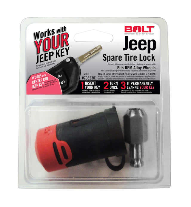 BOLT Spare Tire Lock (Jeep JL) BOLT Spare Tire Lock  AXOPROS