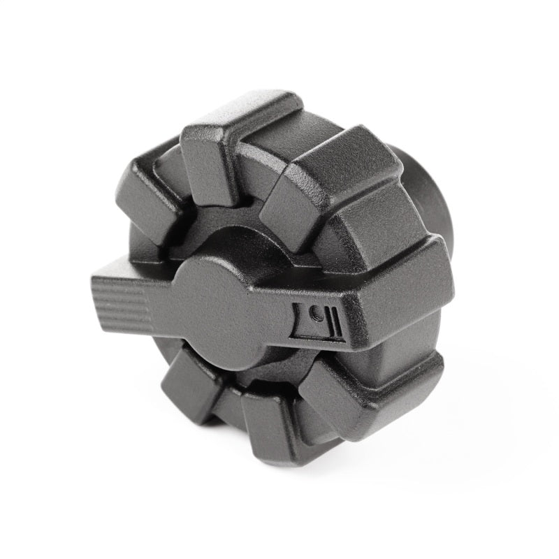 Rugged Ridge 01-19 Jeep Wrangler TJ/LJ/JK/JL Black Elite Aluminum Fuel Cap Rugged Ridge Fuel Caps  AXOPROS