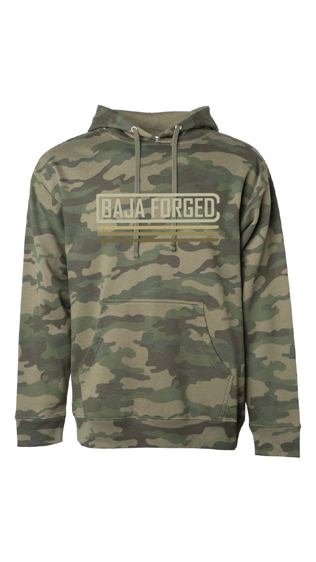 BAJA FORGED MEN'S PULL-OVER SWEATSHIRT - CAMO - XS Baja Forged Hoodie  AXOPROS