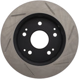 StopTech Power Slot Slotted 02-06 Acura RSX Incl. Type S / 97-01 Integra Type R Rear Right Rotor Stoptech Brake Rotors - Slotted  AXOPROS