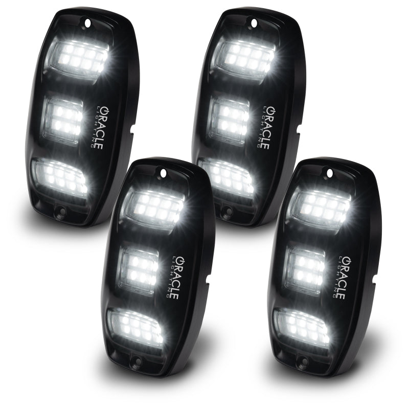 Oracle Underbody  RGB+W Wheel Well Rock Light Kit - 4 PCS - ColorSHIFT ORACLE Lighting Light Bars & Cubes  AXOPROS