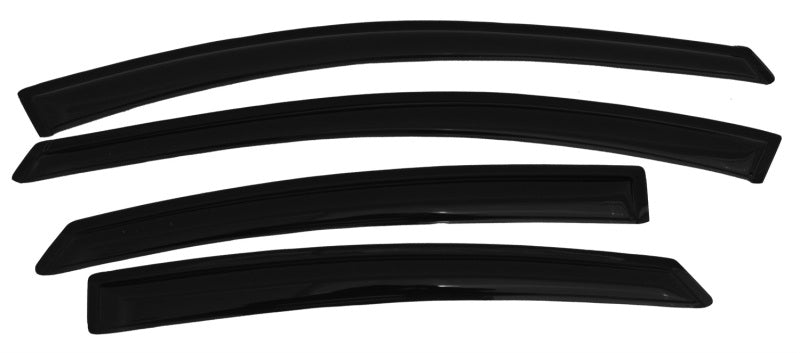 AVS 11-16 Hyundai Elantra (Excl. GT) Ventvisor Outside Mount Window Deflectors 4pc - Smoke AVS Wind Deflectors  AXOPROS