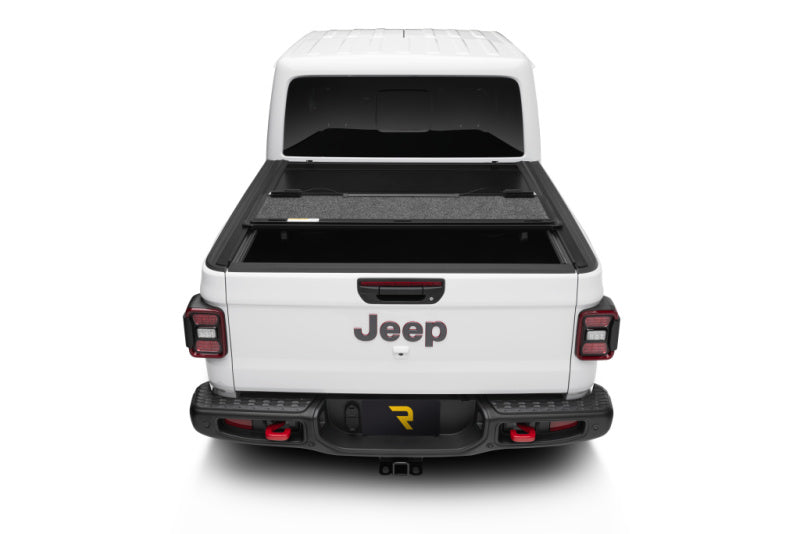 UnderCover 2020 Jeep Gladiator 5ft Ultra Flex Bed Cover - Matte Black Finish Undercover Bed Covers - Folding  AXOPROS