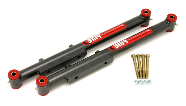 BMR 91-96 B-Body Non-Adj. Extended Length Lower Control Arms (Polyurethane) - Black Hammertone BMR Suspension Control Arms  AXOPROS