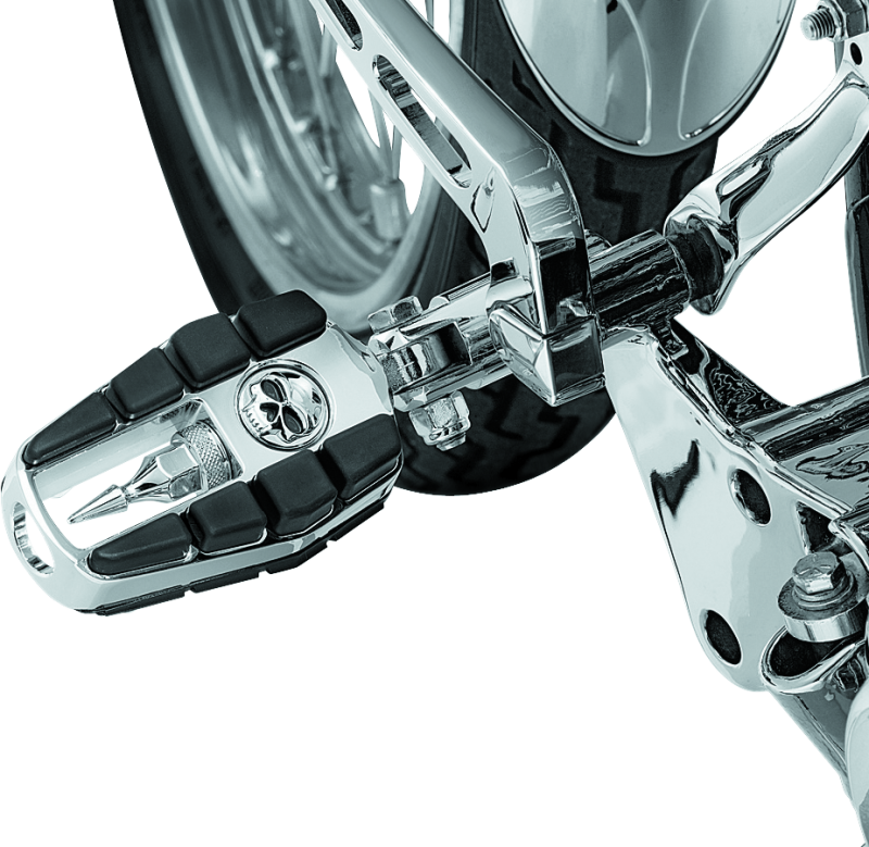 Kuryakyn Zombie Pegs With Male Mount Chrome Kuryakyn Footpegs  AXOPROS