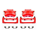 Power Stop 2012 Chrysler 300 Front Red Calipers w/Brackets - Pair PowerStop Brake Calipers - Perf  AXOPROS