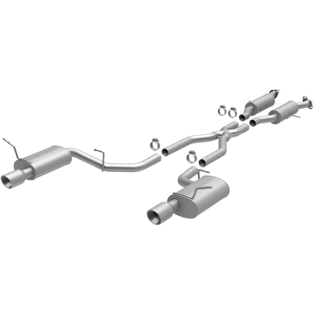 MagnaFlow 11-12 Dodge Durango V8 5.7L Dual Split Rear Exit Stainless Cat Back Performance Exhaust Magnaflow Catback  AXOPROS