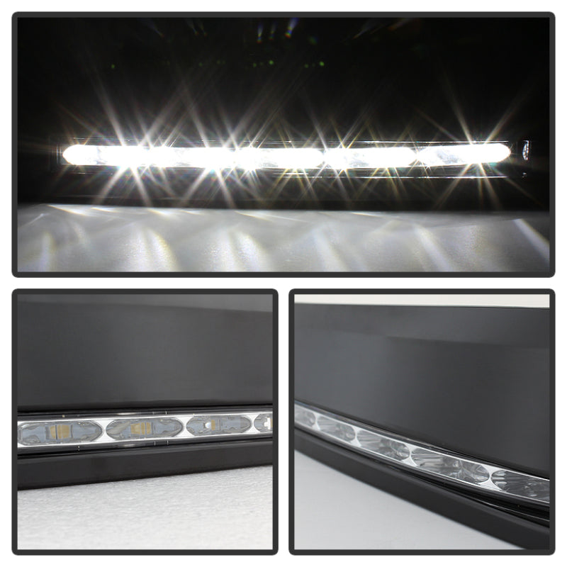 Spyder Toyota Tundra 07-13 Daytime LED Running Lights (XSP-X Model Look)wo/swtch Blk FL-DRL-TTU07-BK SPYDER Daytime Running Lights  AXOPROS