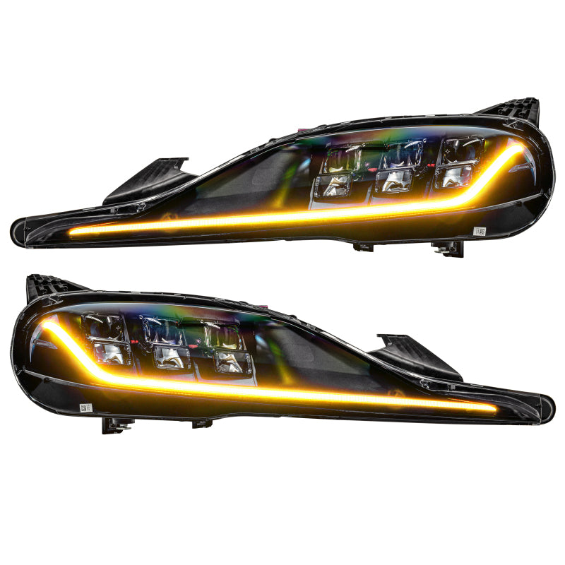 Oracle 20-21 Toyota Supra GR RGB+A Headlight DRL  Kit - ColorSHIFT w/ Simple Controller ORACLE Lighting Headlights  AXOPROS