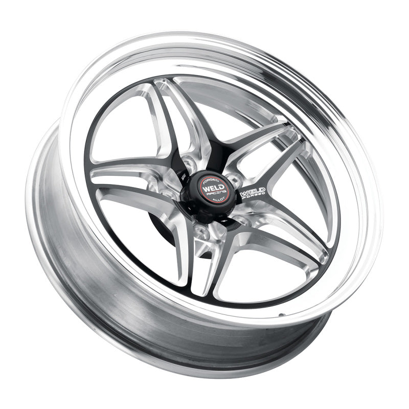 Weld S81 18x5 / 5x120 BP / 2.1in. BS (-23mm Offset) Black Wheel 3.18 ID (High Pad) - Non-Beadlock Weld Wheels - Forged  AXOPROS