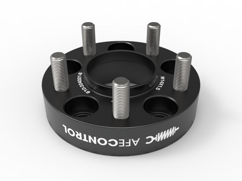 aFe CONTROL Billet Aluminum Wheel Spacers 5x114.3 CB70.5 1.25in - 15-24 Ford Mustang/20-23 Explorer aFe Wheel Spacers & Adapters  AXOPROS