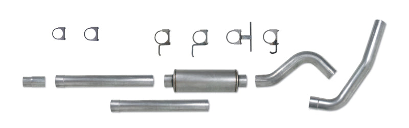 Diamond Eye KIT 4in CB SGL AL: 94-97 FORD 7.3L F250/F350 PWRSTROKE Diamond Eye Performance Catback  AXOPROS