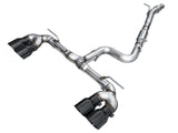 AWE MK8 Volkswagen Golf R 3in Track Edition Quad Exhaust - Diamond Black Tips AWE Tuning Catback  AXOPROS