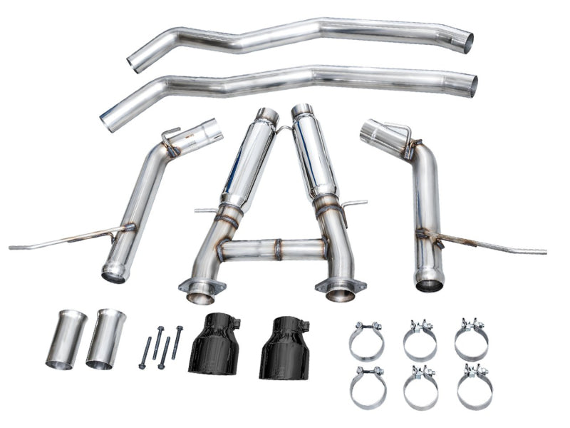 AWE Tuning 18-23 Dodge Durango SRT & Hellcat Track Edition Exhaust - Diamond Black Tips AWE Tuning Catback  AXOPROS