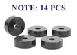 Whiteline 1959-1973 Jeep CJ5 Body Mount Bushing Set Whiteline Bushing Kits  AXOPROS