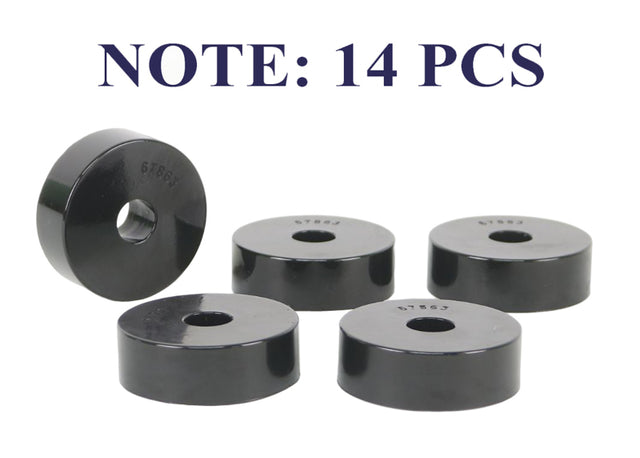 Whiteline 1959-1973 Jeep CJ5 Body Mount Bushing Set Whiteline Bushing Kits  AXOPROS