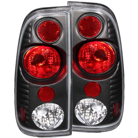 ANZO ANZO 1997-2003 Ford F-150 Taillights Black G2 Tail Lights aftermarket performance part