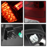 Spyder Dodge Ram 1500 13-14 13-14 LED Tail Lights LED Model only - Red Clear ALT-YD-DRAM13-LED-RC SPYDER Tail Lights  AXOPROS