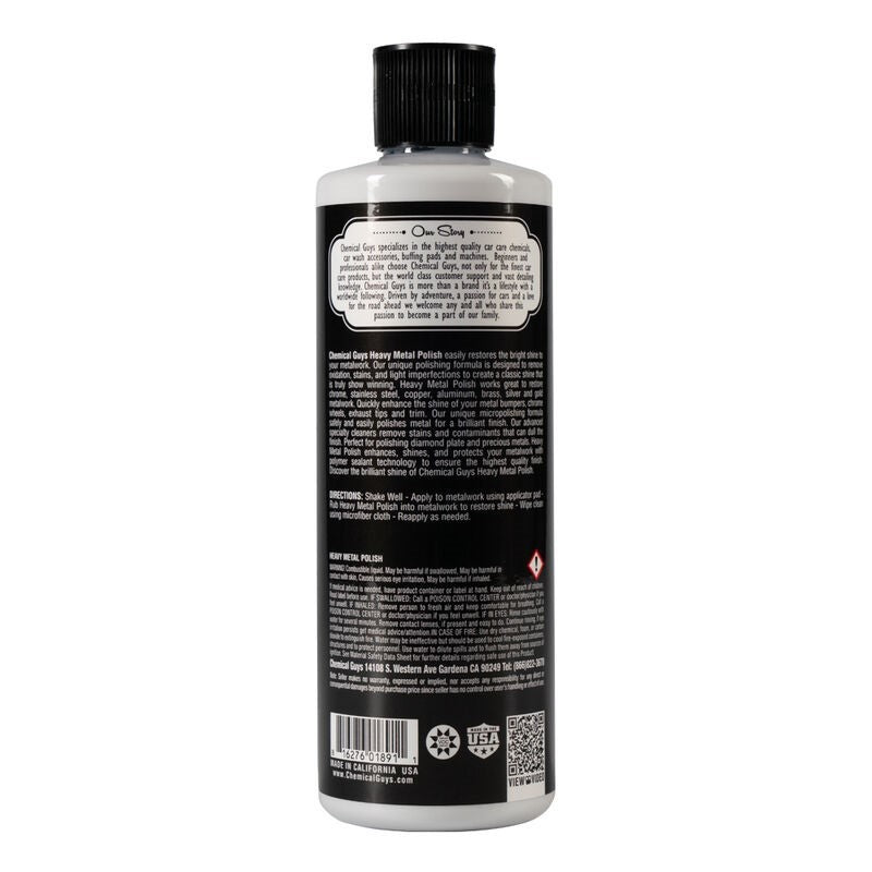 Chemical Guys Heavy Metal Polish - 16oz Chemical Guys Car Waxes  AXOPROS