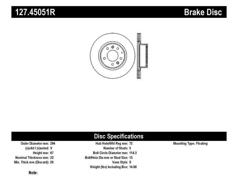 StopTech Slotted & Drilled Sport Brake Rotor Stoptech Brake Rotors - Slot & Drilled  AXOPROS
