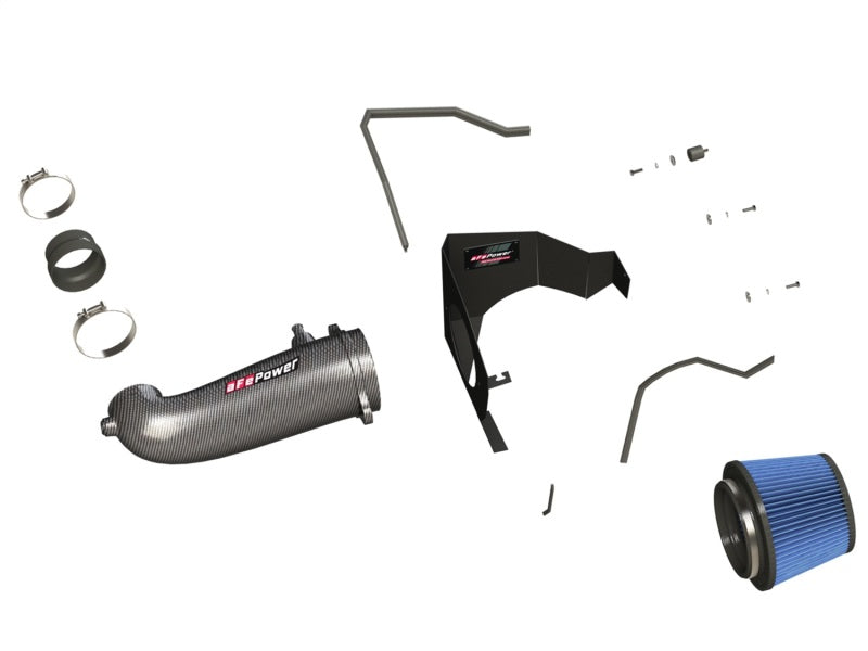 aFe MagnumFORCE Intakes Stage-2 P5R Carbon Fiber AIS 11-17 Dodge Challenger/Charger V8-5.7L Hemi aFe Cold Air Intakes  AXOPROS