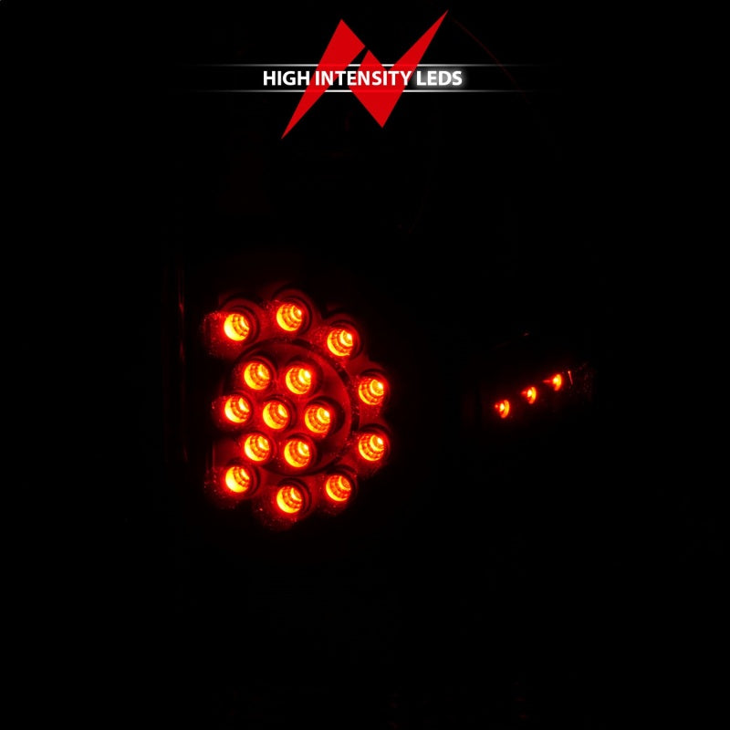 ANZO 2005-2015 Toyota Tacoma LED Taillights Black ANZO Tail Lights  AXOPROS