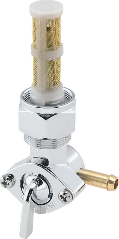 Bikers Choice 78-86 Big Twin & XL Chrome 22MM Petcock Straight Right Facing Outlet Bikers Choice Fuel Components Misc  AXOPROS