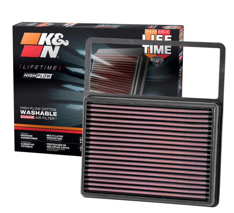 K&N 13-14 Ford Fusion Hybrid 2.0L F/I Replacement Air Filter K&N Engineering Air Filters - Drop In  AXOPROS