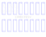King 08-10 Ford Powerstroke 6.4L Connecting Rod Bearing Set - Size STD King Engine Bearings Bearings  AXOPROS