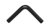 Vibrant 4 Ply Reinforced Silicone Elbow Connector - 1.25in ID x 8in Leg 90 Deg Elbow (BLACK) Vibrant Silicone Couplers & Hoses  AXOPROS
