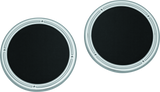 Kuryakyn Rear Speaker Accents For 14-Up Touring Models Chrome Kuryakyn Exterior Trim  AXOPROS