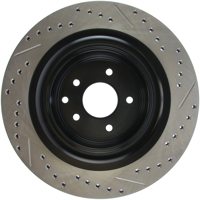 StopTech Infiniti G37 / Nissan 370Z SportStop Slotted & Drilled Rear Right Rotor Stoptech Brake Rotors - Slot & Drilled  AXOPROS