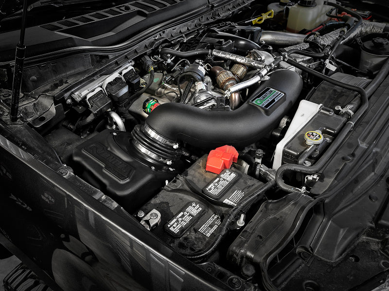 aFe Quantum Pro 5R Cold Air Intake System 17-18 Ford Powerstroke V8-6.7L - Oiled aFe Cold Air Intakes  AXOPROS