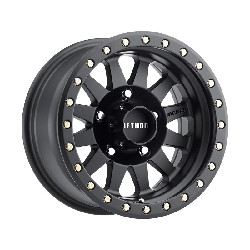 Method MR304 Double Standard 15x8 -24mm Offset 5x4.5 83mm CB Matte Black Wheel Method Wheels Wheels - Cast  AXOPROS