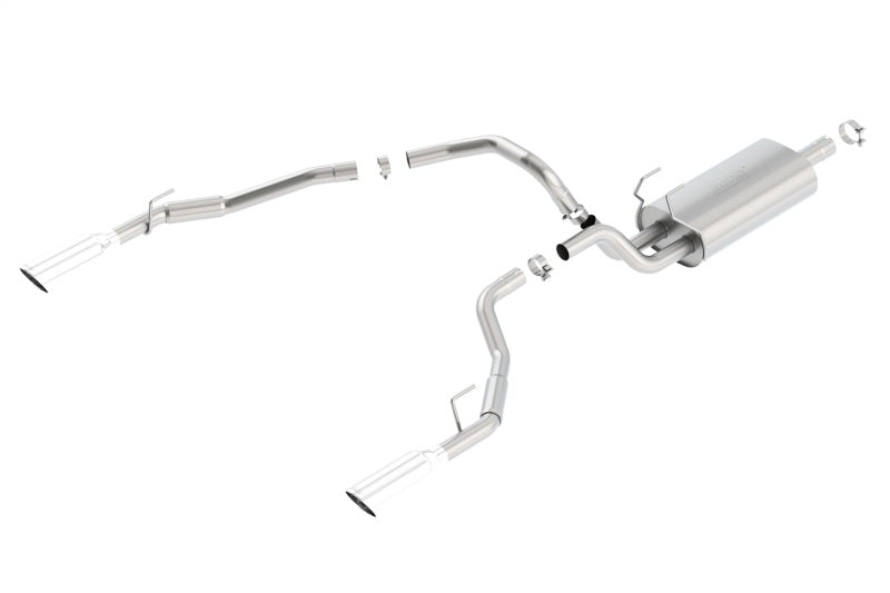 Borla Cat-Back Touring 09-15 Ram 1500 5.7L EC SB Truck Single Spilt Rear Exit Through Bumper Borla Catback  AXOPROS