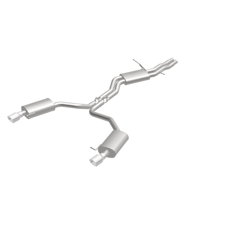MagnaFlow Sys C/B 12-15 Audi A6 / A7 3.0L V6 SS 2.5in Dual Split Rear Ext 4in Tips Magnaflow Catback  AXOPROS