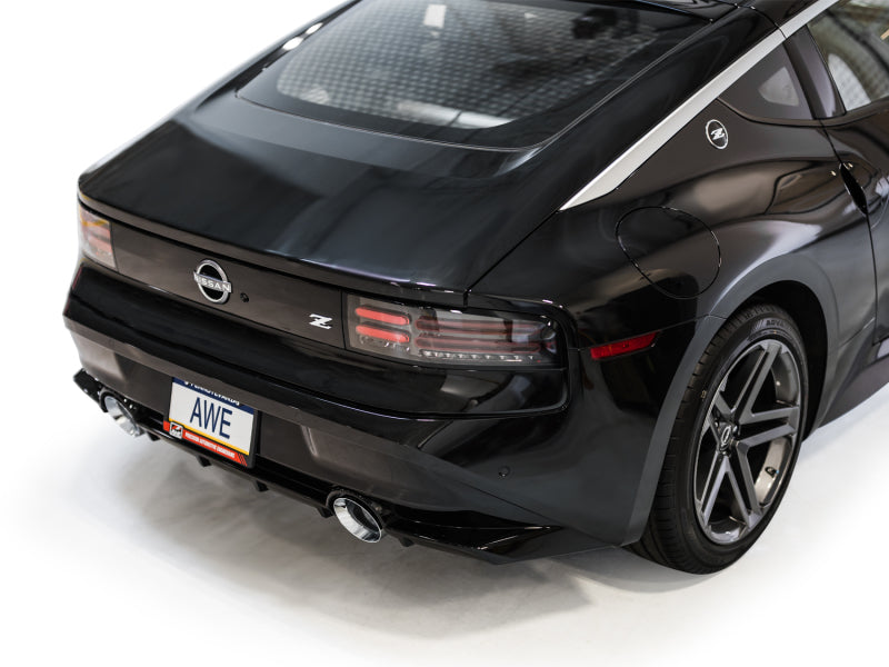 AWE 2023 Nissan Z RZ34 RWD Track Edition Catback Exhaust System w/ Chrome Silver Tips AWE Tuning Catback  AXOPROS