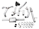 AWE Tuning 4th Gen GM 1500 5.3L 0FG Catback Split Rear Exit (Flat Bumper) - Dual Diamond Tips AWE Tuning Catback  AXOPROS