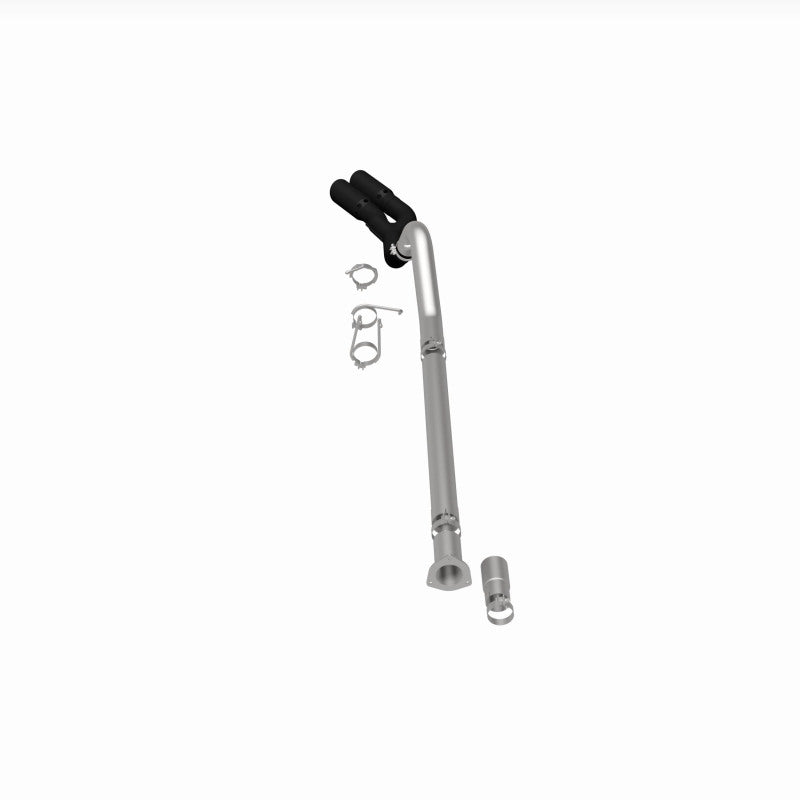 MagnaFlow 08-18 Ford F-250/F-350/F-450 4.6L/6.7 DPF-Back Black 4in Dual Single Rear Exit Magnaflow DPF Back  AXOPROS
