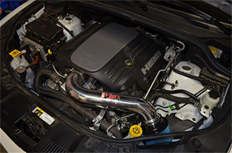 Injen 11-17 Dodge Durango R/T 5.7L V8 Wrinkle Black Power-Flow Air Intake System Injen Cold Air Intakes  AXOPROS