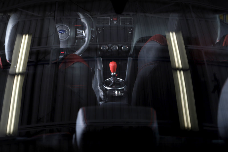 GrimmSpeed Shift Knob Stainless Steel - Subaru 5 Speed and 6 Speed Manual Transmission - Red GrimmSpeed Shift Knobs  AXOPROS