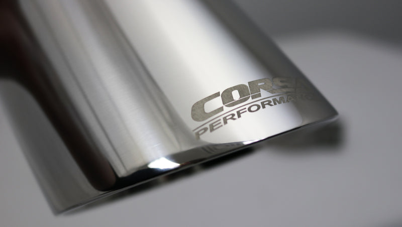 Corsa Single Universal 3.0in Inlet / 4in Outlet Polished Pro-Series Tip Kit CORSA Performance Tips  AXOPROS