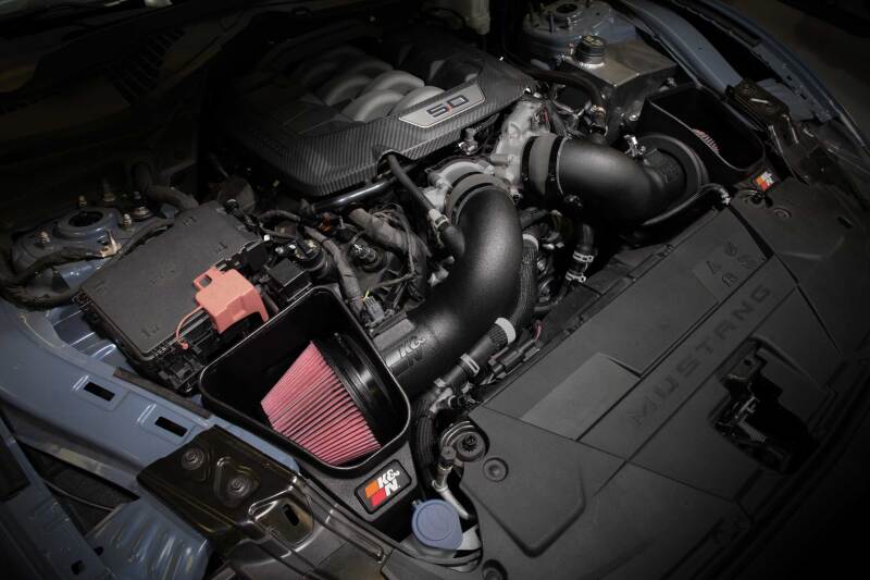K&N 2024 Ford Mustang GT 63 Series Air Intake K&N Engineering Cold Air Intakes  AXOPROS