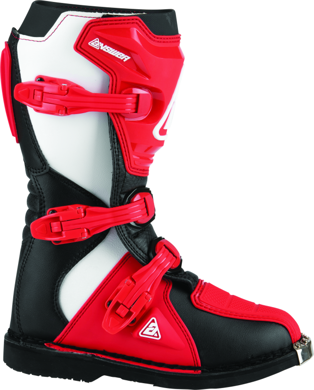 Answer AR1 Boot Black/Red Youth - 1 Answer Motorcycle Boots  AXOPROS