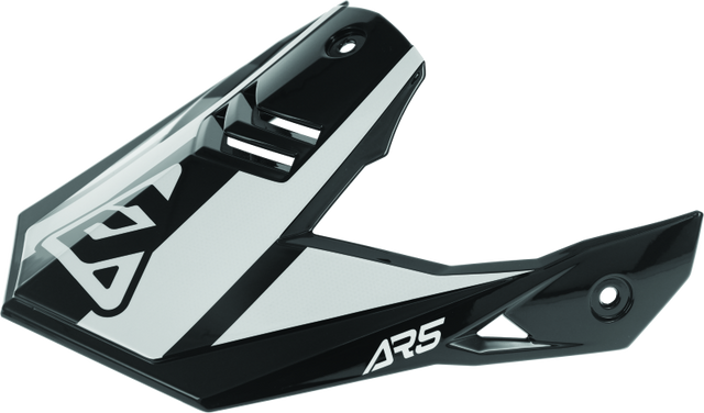 Answer AR5 Crypto Visor - Black/White Answer Helmets and Accessories  AXOPROS