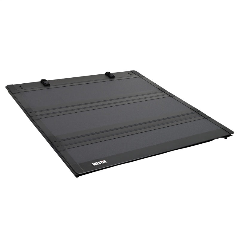 Westin 20-22 Jeep Gladiator JT 4WD 5ft. Bed Hard Tri-Fold Tonneau Cover - Black Westin Tonneau Covers - Hard Fold  AXOPROS