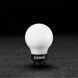Cobb Subaru 5-Speed COBB Knob - White Knob w/ Stealth Black COBB Shift Knobs  AXOPROS