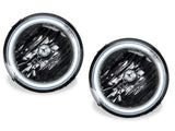 Raxiom 05-12 Ford Mustang GT LED Halo Fog Lights (Chrome) Raxiom Headlights  AXOPROS