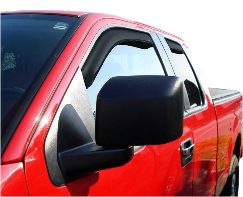 AVS 22-23 Toyota Tundra Ext. Cab/DC Ventvisor Front & Rear Window Deflectors 4pc - Smoke AVS Wind Deflectors  AXOPROS